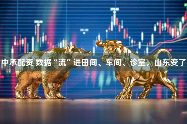 中承配资 数据“流”进田间、车间、诊室，山东变了